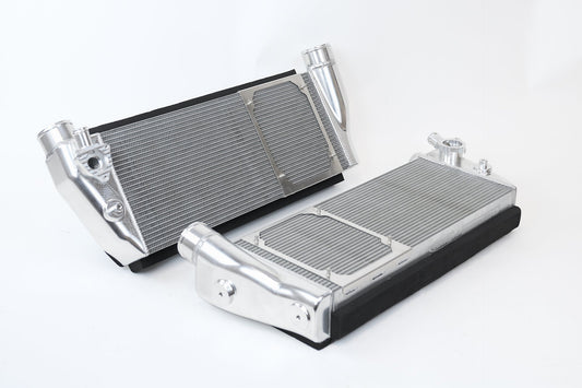 CSF #8210 Ferrari 488 / Pista / F8 Twin Intercooler Set - Raw Billet