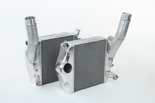 CSF #8280 Audi SQ7 / SQ8 Twin Intercooler Set - Raw Billet