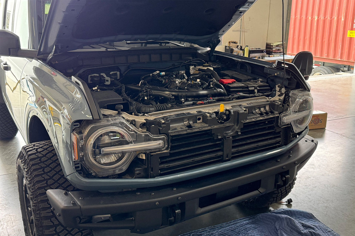 CSF 2.7L External Transmission Oil Cooler Kit Ford Bronco