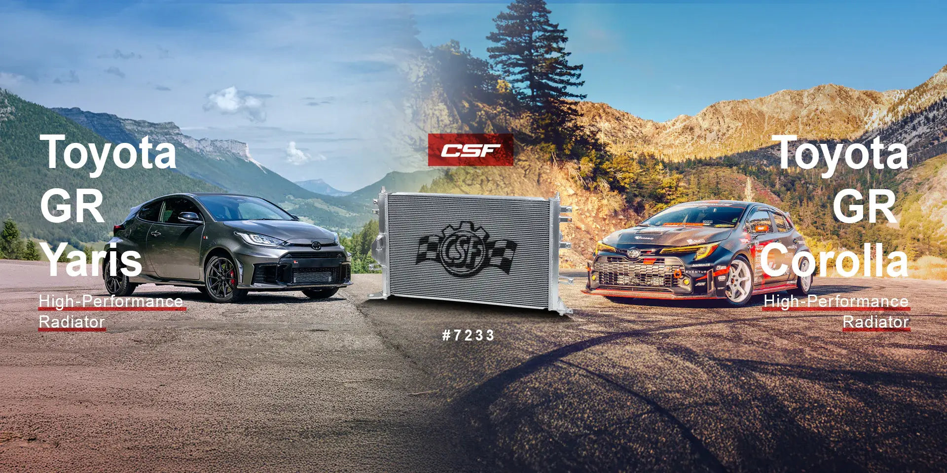 High-performance CSF radiator close-up
