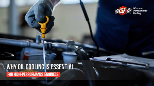 Oil cooling system for high performance engines
