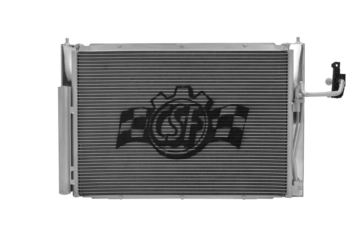 CSF #7012T 09-20 Nissan 370Z / 08-13 Infiniti G37 (MT) Triple-Pass Radiator + AC Condenser – view 2