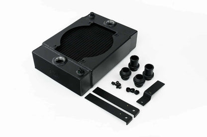 CSF #7065B The KING Cooler - Ultimate Drag Race Radiator w/ SPAL Fan & Mounting Kit - Black – view 4
