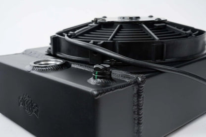 CSF #7065B The KING Cooler - Ultimate Drag Race Radiator w/ SPAL Fan & Mounting Kit - Black – view 2