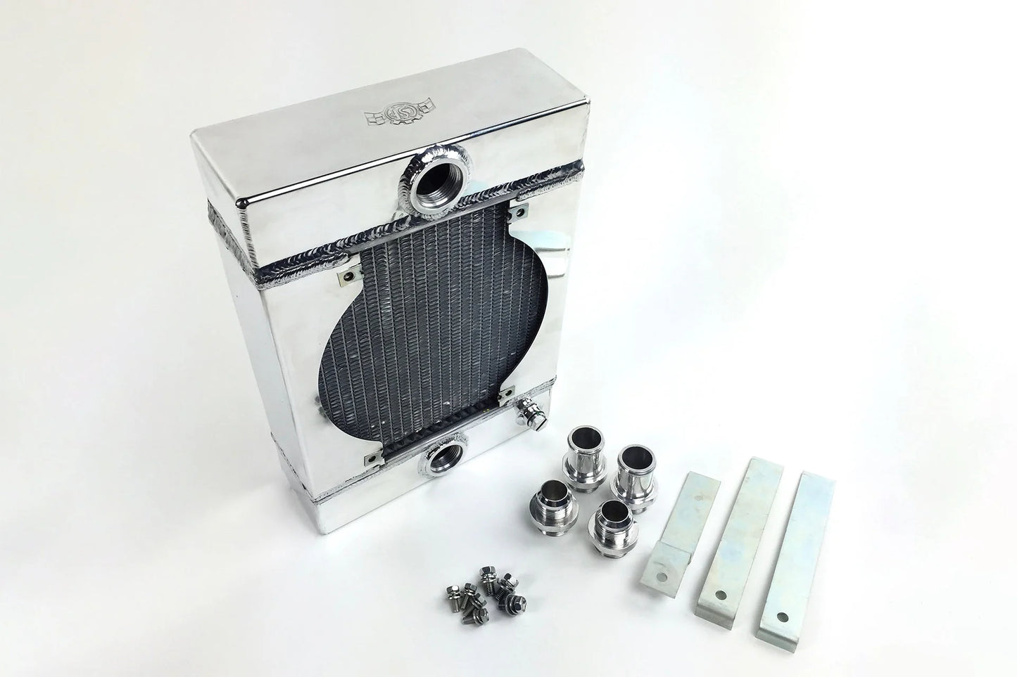 CSF #7065 The KING Cooler - Ultimate Drag Race Radiator w/ SPAL Fan & Mounting Kit – view 2