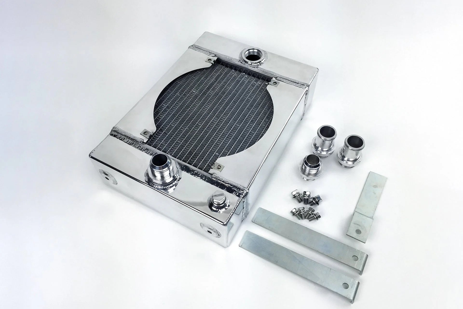 CSF #7065 The KING Cooler - Ultimate Drag Race Radiator w/ SPAL Fan & Mounting Kit – view 3