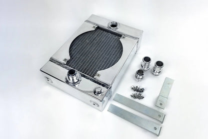 CSF #7065 The KING Cooler - Ultimate Drag Race Radiator w/ SPAL Fan & Mounting Kit – view 3