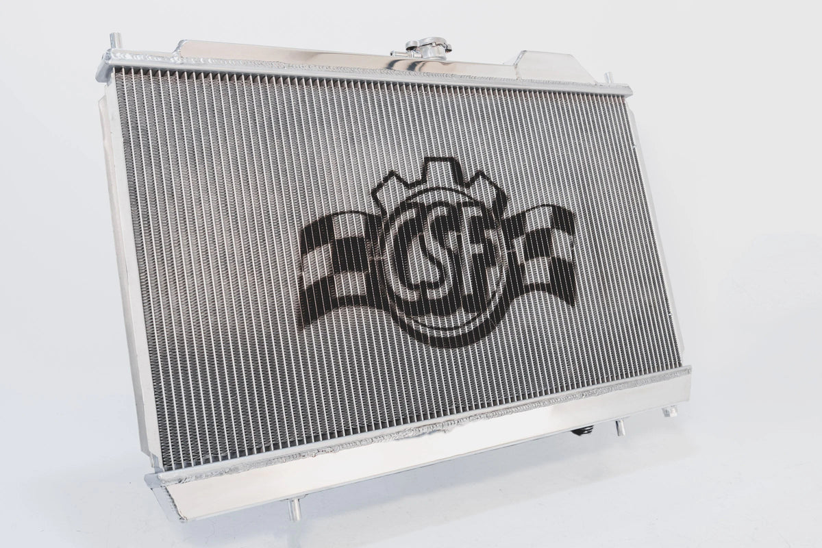CSF #7075 Mitsubishi Evo 4/5/6/7/8/9 Full Size Slim All-Aluminum Radiator w/ 12in SPAL Fan