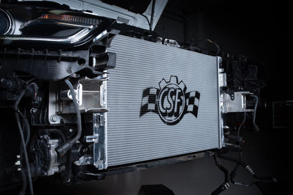 CSF #7091 Audi B8 S4/S5 & 3.0L/3.2L Audi Models High-Performance All-Aluminum Radiator – installed