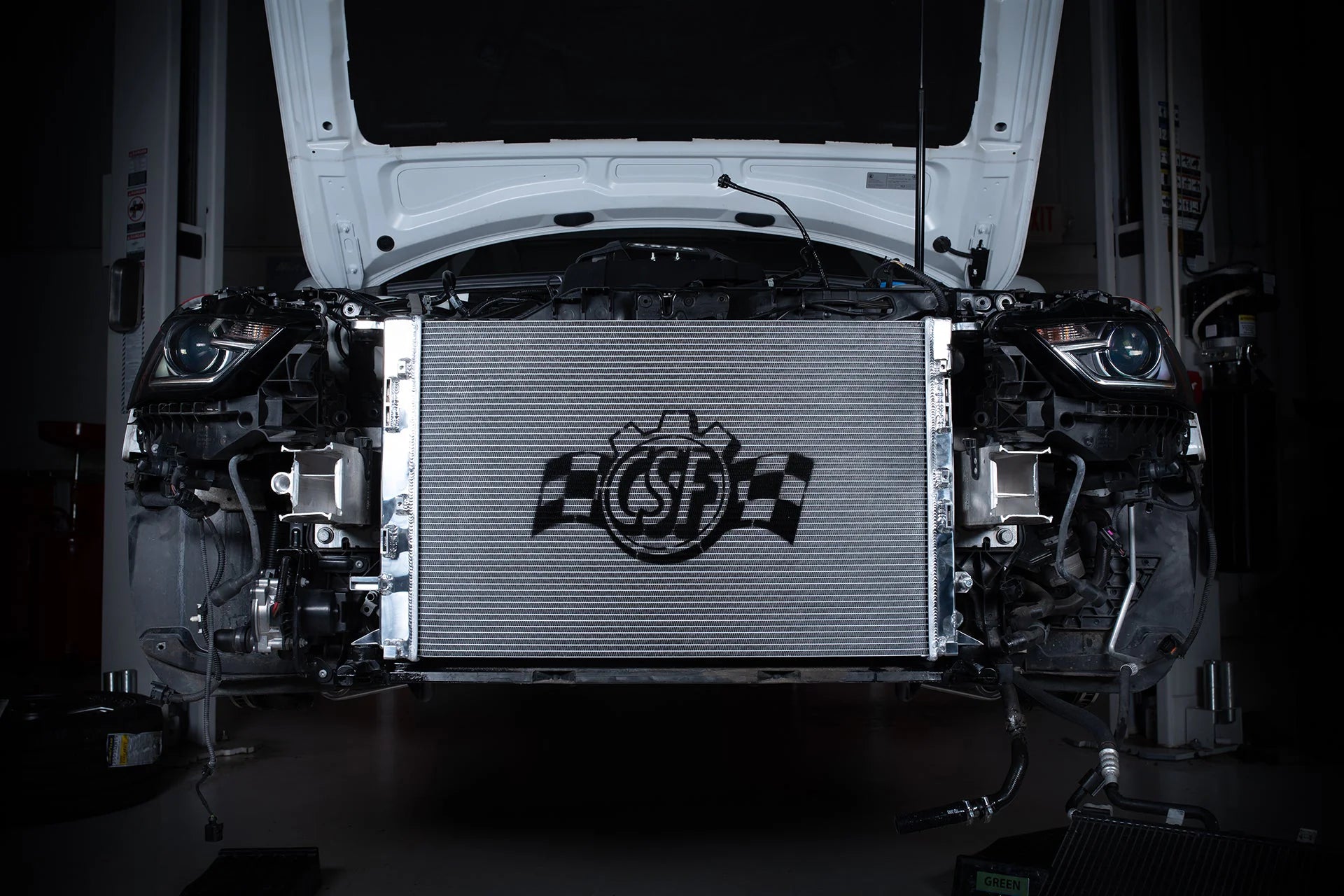 CSF #7091 Audi B8 S4/S5 & 3.0L/3.2L Audi Models High-Performance All-Aluminum Radiator – installed