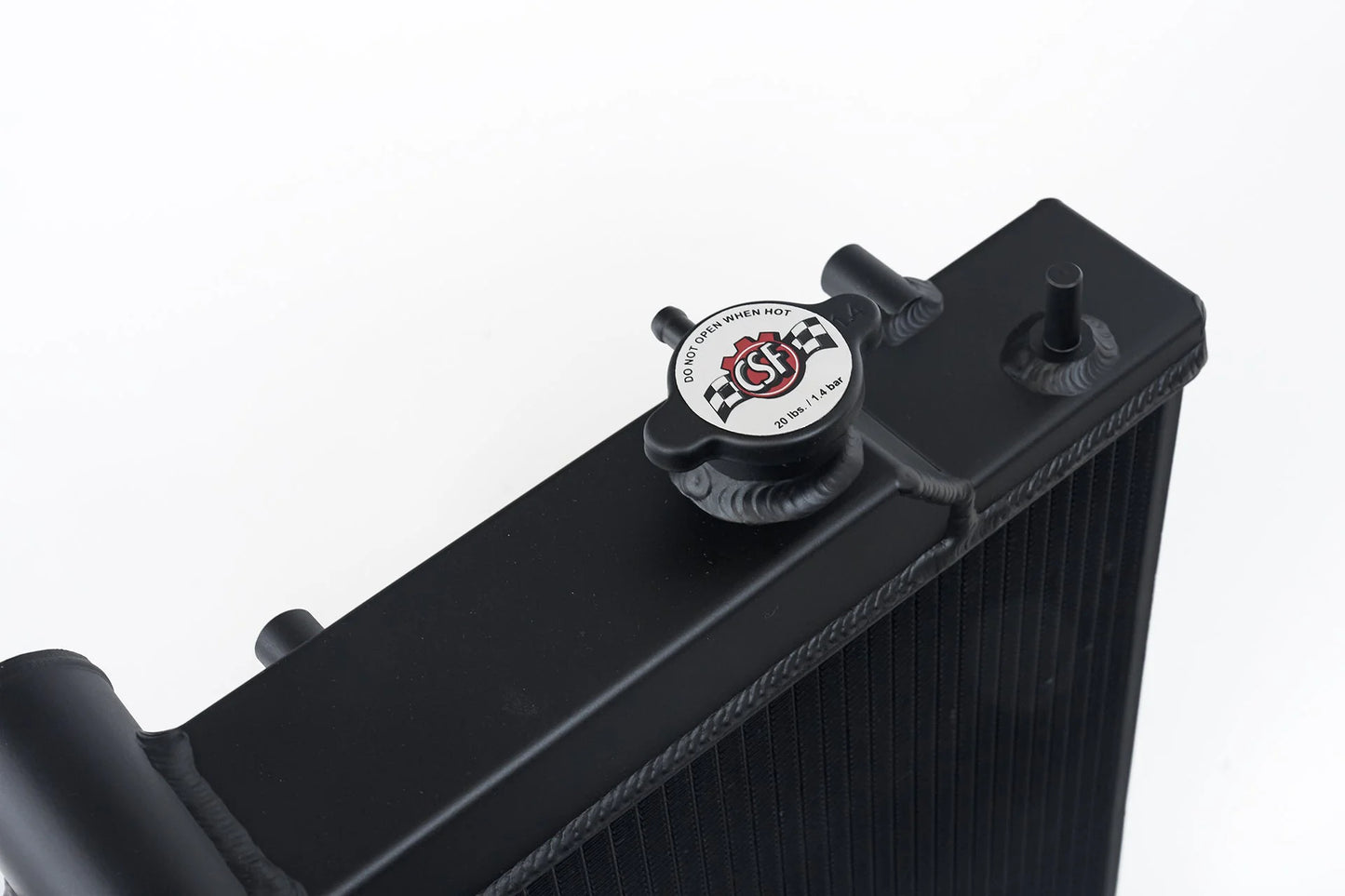 CSF #7095B 08-14 Subaru WRX / STI / 15-21 Subaru WRX 2-Row 42mm Race-Spec Radiator - Black – view 4