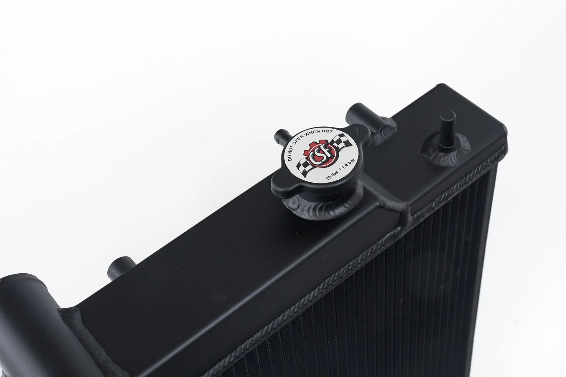 CSF #7095B 08-14 Subaru WRX / STI / 15-21 Subaru WRX 2-Row 42mm Race-Spec Radiator - Black – view 4