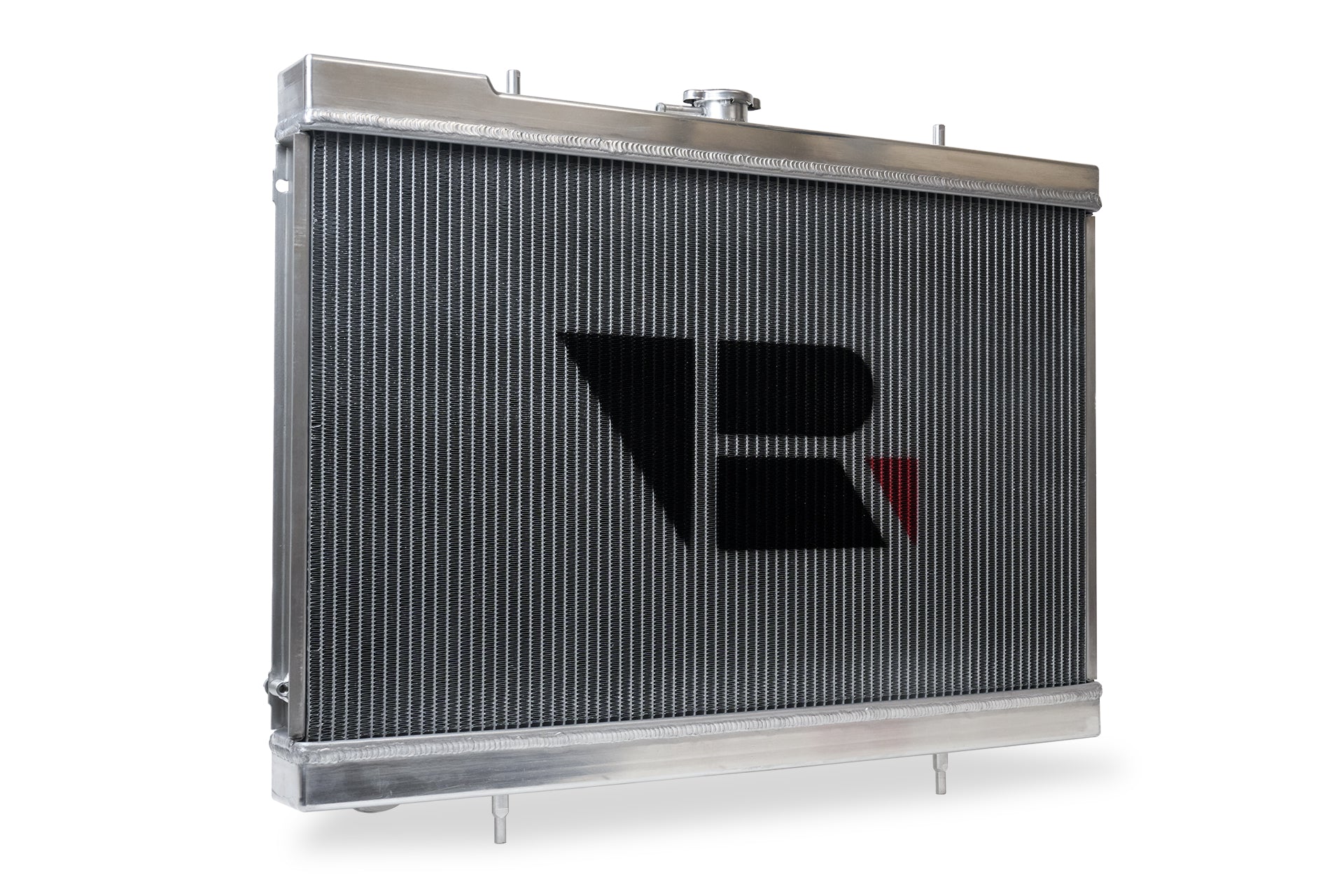 CSF #7217 R32 Skyline GT-R/GTS Full Billet Aluminum High-Performance Radiator - Raw Billet