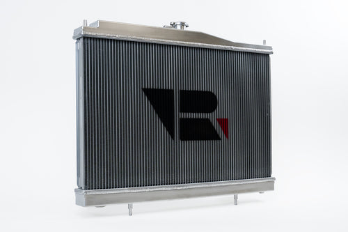 R33 Skyline GT-R/GTS Full Billet Aluminum High-Performance Radiator - Raw Billet