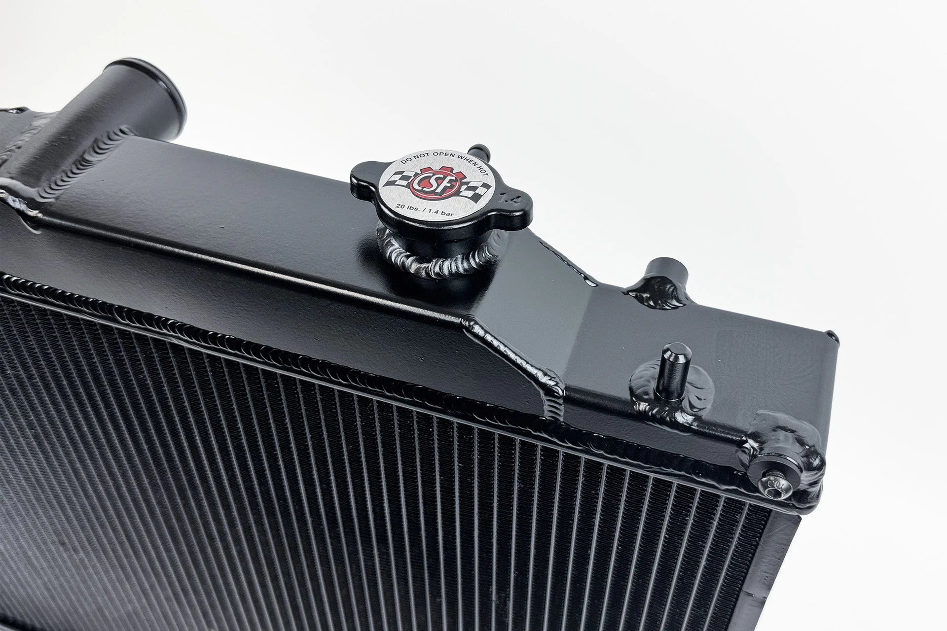 CSF #7224B CSF 2022+ Subaru WRX High-Performance Radiator in Black – view 4