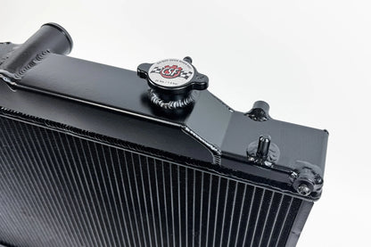 CSF #7224B CSF 2022+ Subaru WRX High-Performance Radiator in Black – view 4