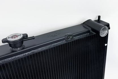 CSF #7231B CSF High-Performance All-Aluminum Radiator in black for Nissan R34 Skyline GT-R – view 2