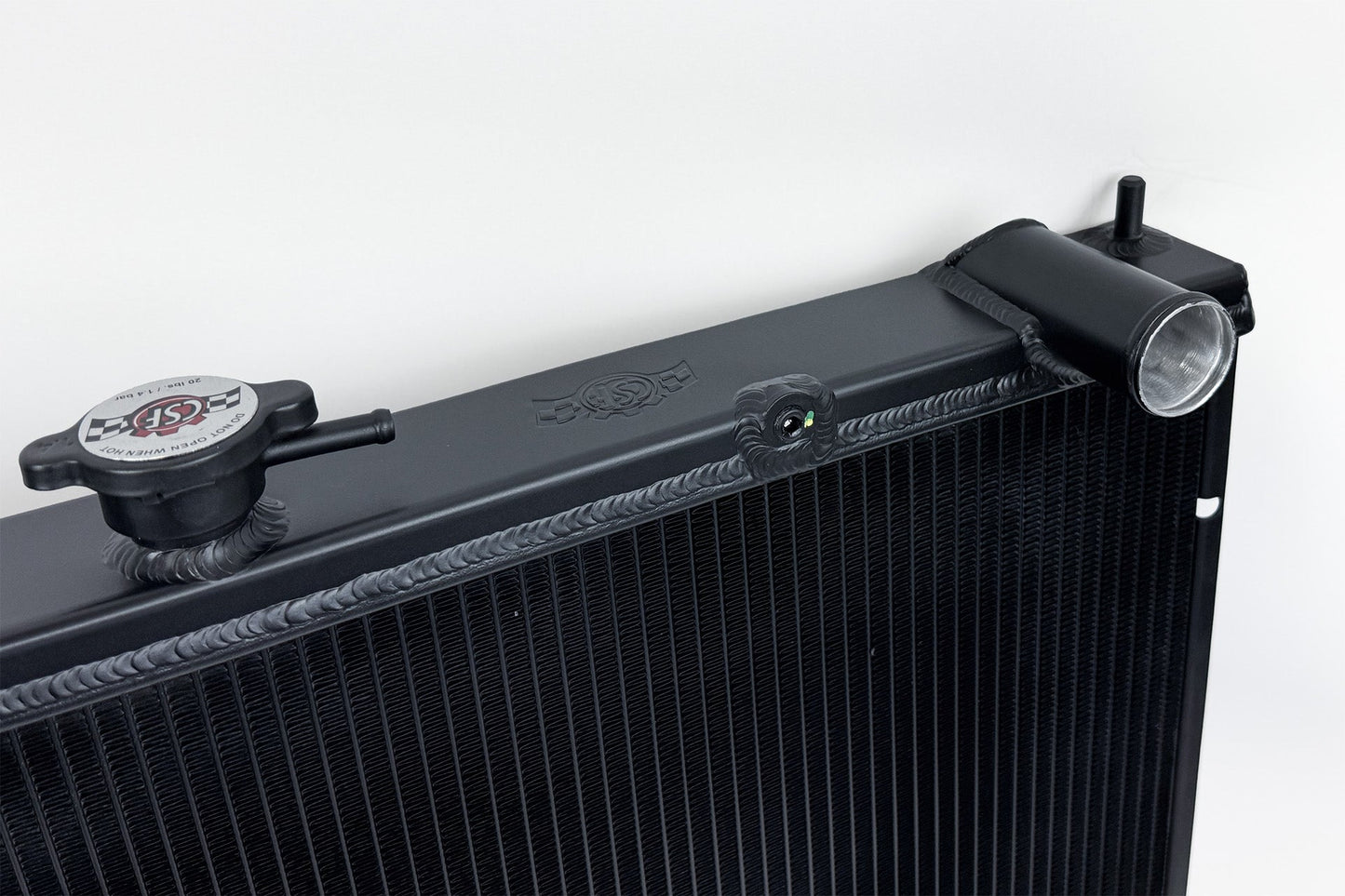 CSF High-Performance All-Aluminum Radiator in black for Nissan R34 Skyline GT-R