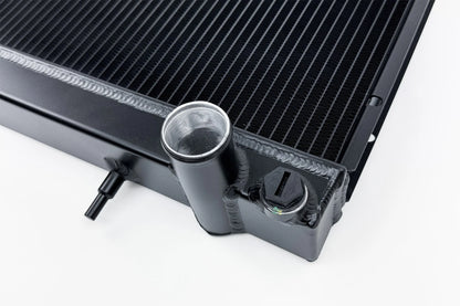 CSF #7231B CSF High-Performance All-Aluminum Radiator in black for Nissan R34 Skyline GT-R – view 3