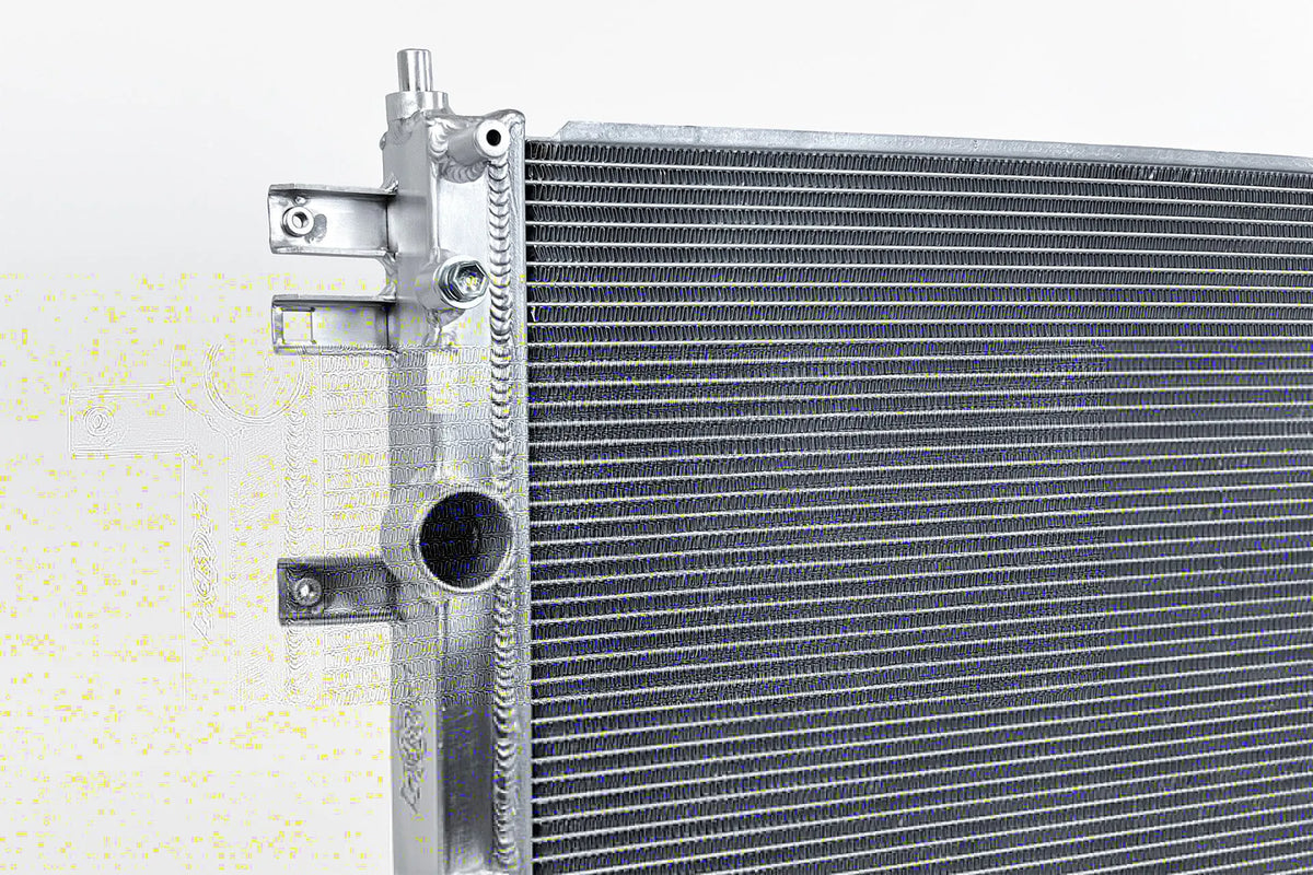 CSF radiator core detail view