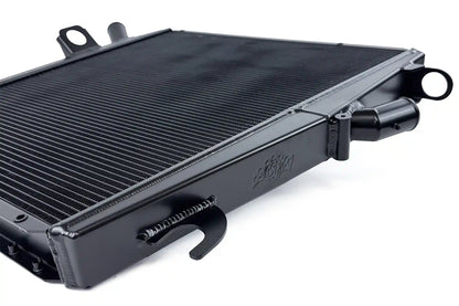 CSF Ferrari 458 right radiator side tank and mounting detail