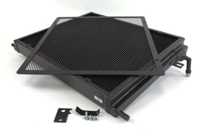 CSF #8075V BMW F8X M3/M4 Front Mount Heat Exchanger w/ rock guard - Black – view 3