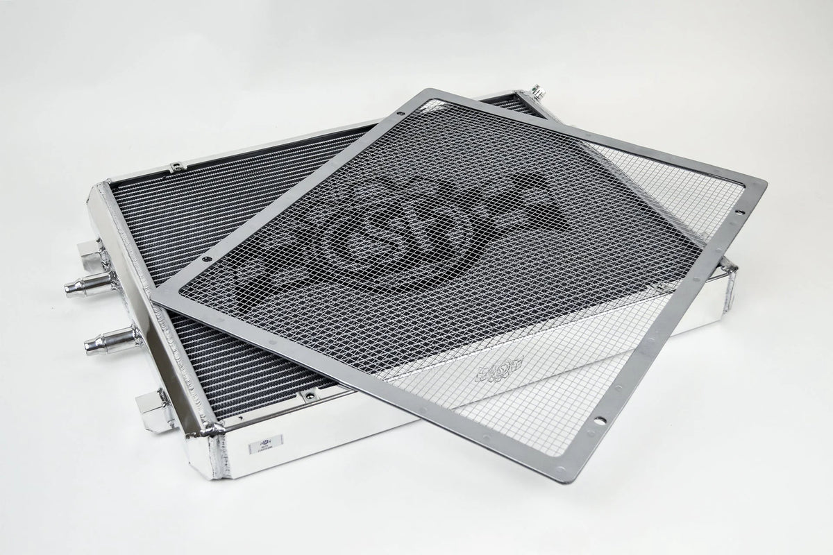 CSF #8075 BMW F8X M3/M4 Front Mount Heat Exchanger w/ rock guard - Silver – view 2