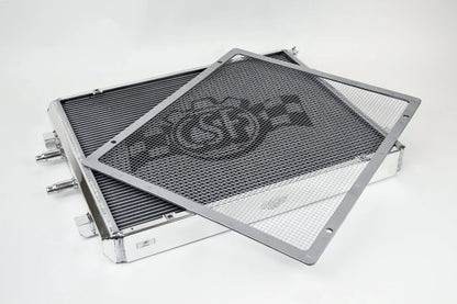 CSF #8075 BMW F8X M3/M4 Front Mount Heat Exchanger w/ rock guard - Silver – view 2