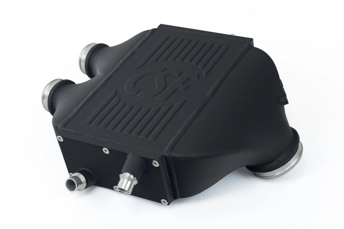 CSF #8082 F8X M3 / M4 / M2 Comp Top Mount Charge-Air-Cooler - Crinkle Black Finish – view 2