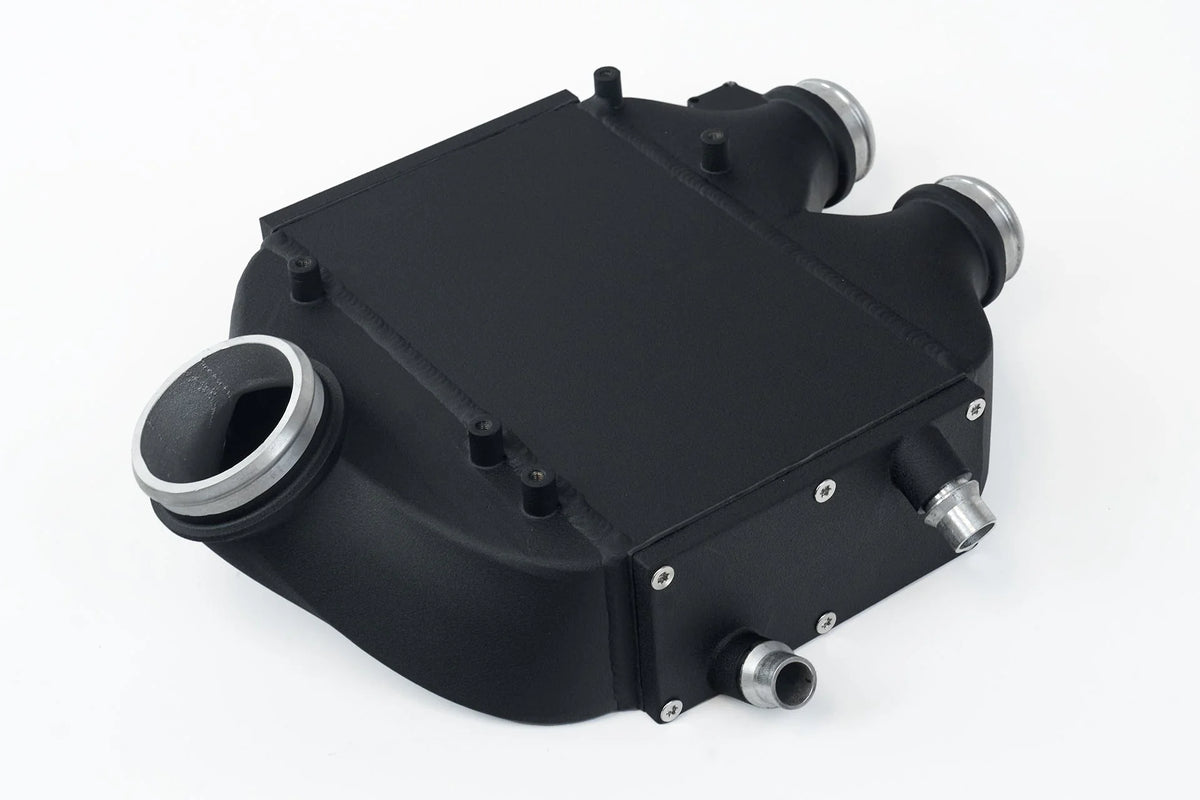CSF #8082 F8X M3 / M4 / M2 Comp Top Mount Charge-Air-Cooler - Crinkle Black Finish – view 3