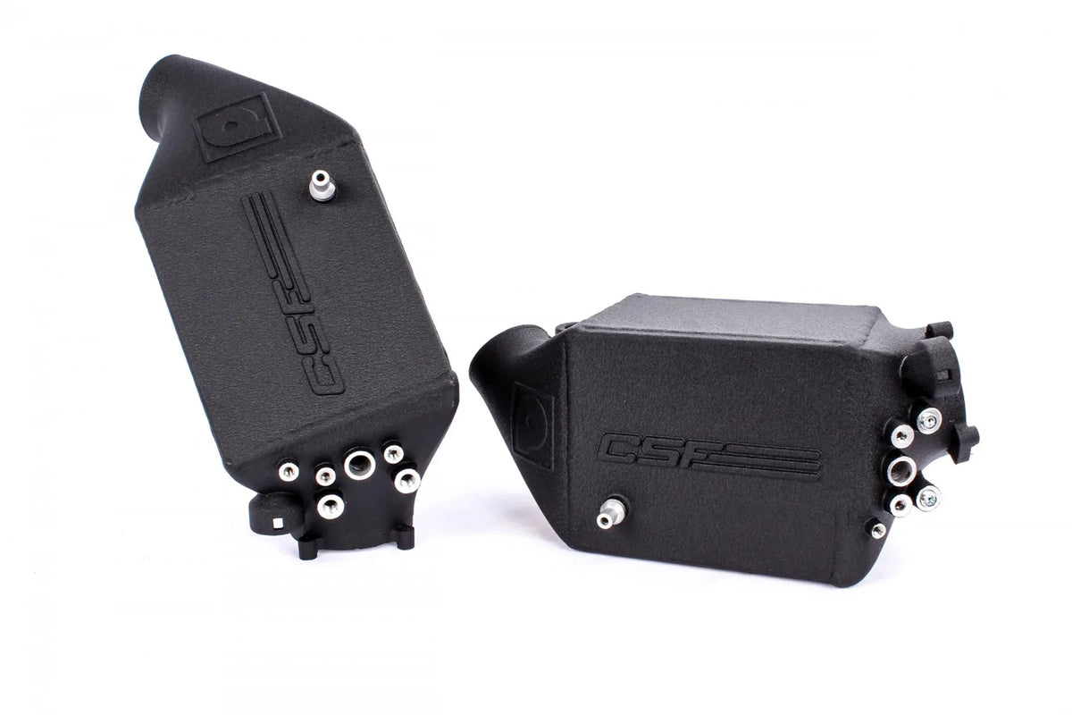 CSF #8109 BMW F1X M5 & M6 Twin Charge-Air-Cooler Set - Crinkle Black Finish – view 3