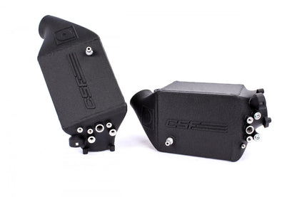 CSF #8109 BMW F1X M5 & M6 Twin Charge-Air-Cooler Set - Crinkle Black Finish – view 3