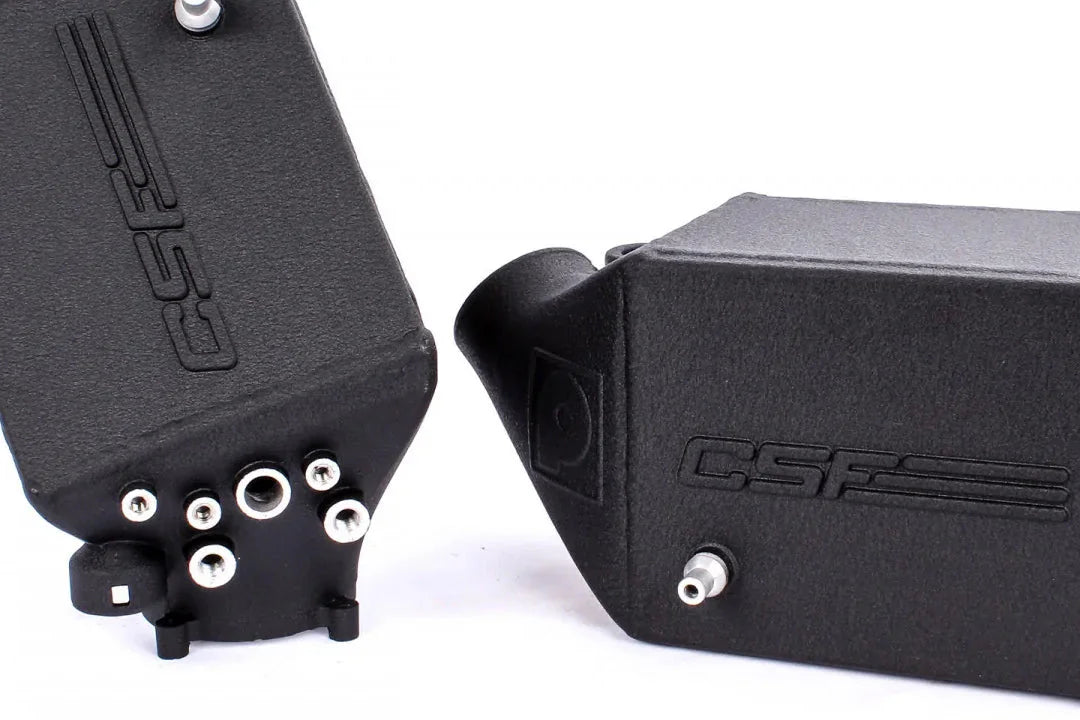 CSF #8109 BMW F1X M5 & M6 Twin Charge-Air-Cooler Set - Crinkle Black Finish – view 6