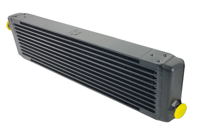 CSF #8111 Universal Single-Pass Oil Cooler / RSR Porsche / M22 x 1.5 / 24L x 5.75H x 2.16W