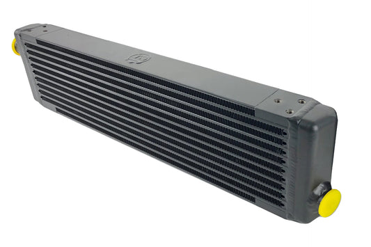 CSF #8111 Universal Single-Pass Oil Cooler / RSR Porsche / M22 x 1.5 / 24L x 5.75H x 2.16W