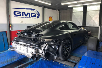 CSF #8112 CSF Porsche 911 Turbo / Turbo S (.1 &.2) (991 series) Twin Intercooler set – installed