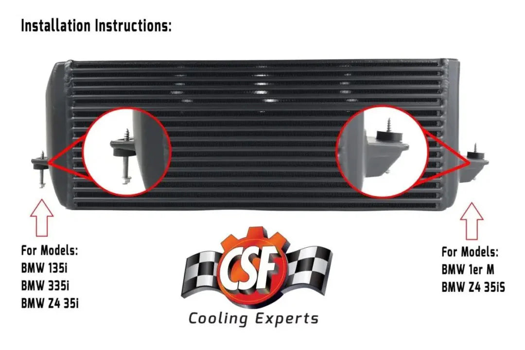 CSF #8127 BMW N54 High-Performance Stepped Core Intercooler - Silver – view 3
