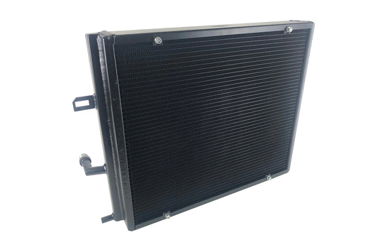 CSF #8131B BMW F3X/F2X B58/B48 Triple-Pass Heat Exchanger w/ Rock Guard - Black