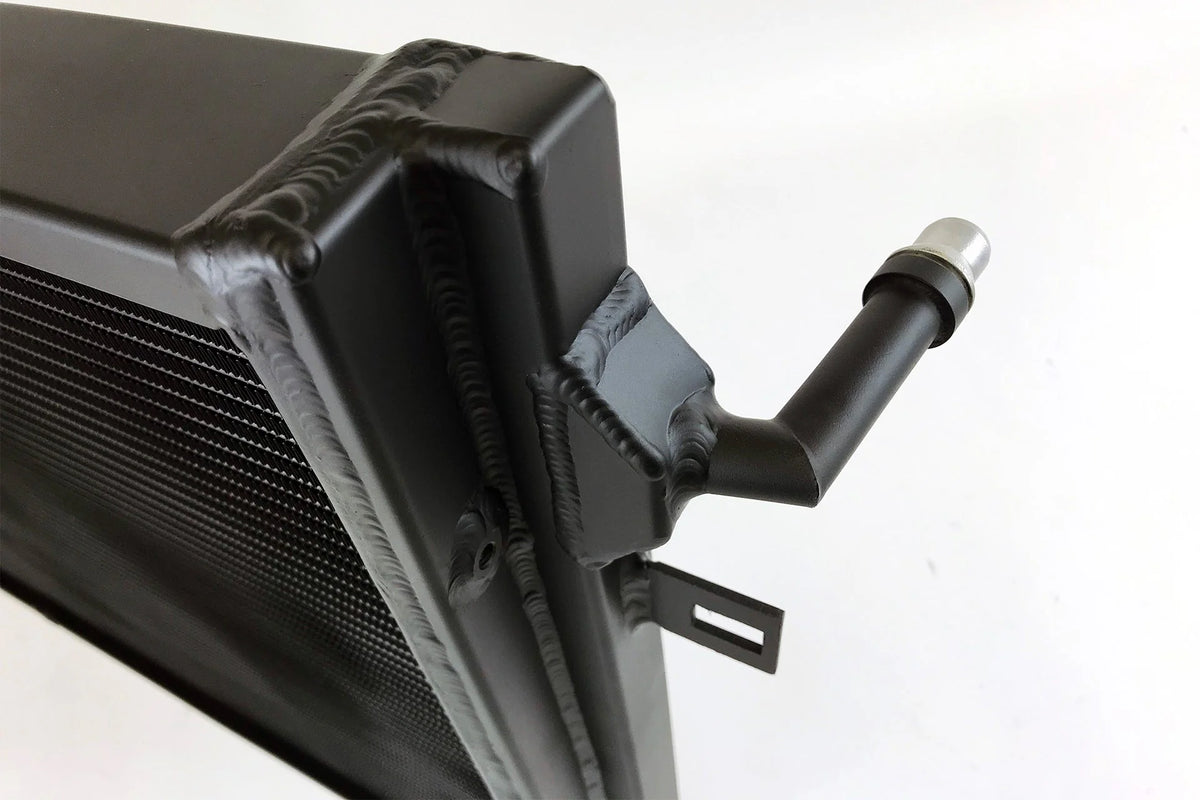 CSF #8131B BMW F3X/F2X B58/B48 Triple-Pass Heat Exchanger w/ Rock Guard - Black – view 3