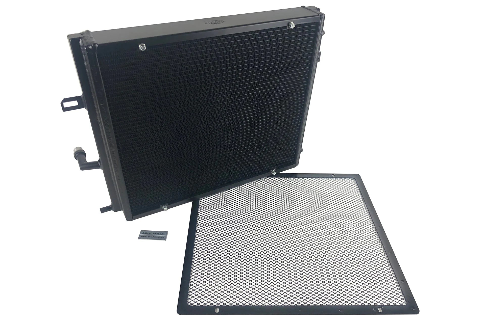 CSF #8131B BMW F3X/F2X B58/B48 Triple-Pass Heat Exchanger w/ Rock Guard - Black – view 4