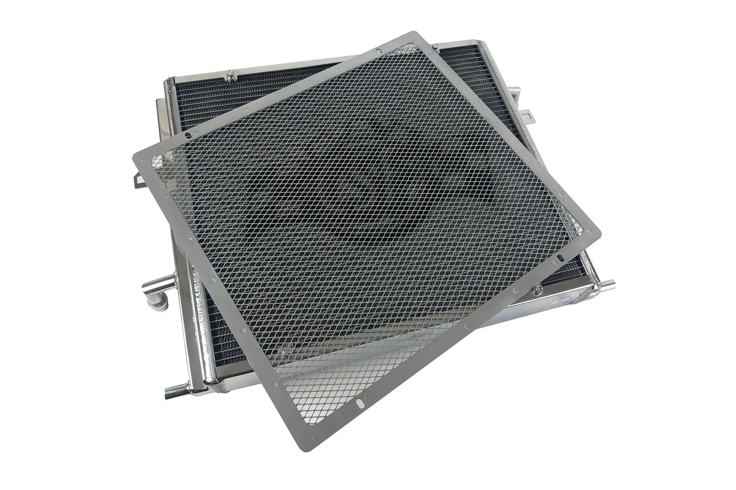 CSF #8131 BMW F3X/F2X B58/B48 Triple-Pass Heat Exchanger w/ Rock Guard - Silver – view 2