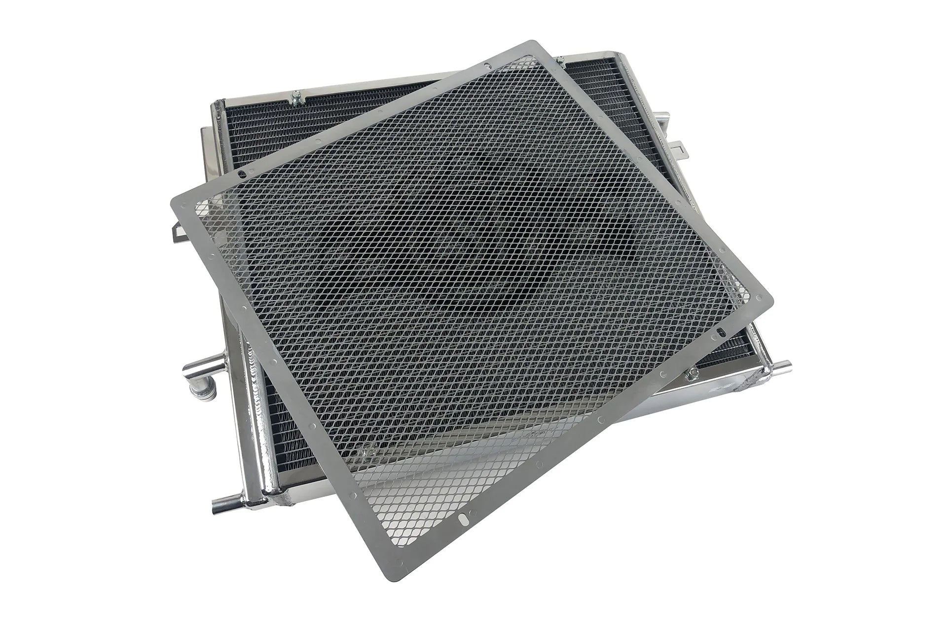 CSF #8131 BMW F3X/F2X B58/B48 Triple-Pass Heat Exchanger w/ Rock Guard - Silver – view 2