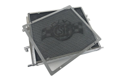 CSF #8131 BMW F3X/F2X B58/B48 Triple-Pass Heat Exchanger w/ Rock Guard - Silver – view 2