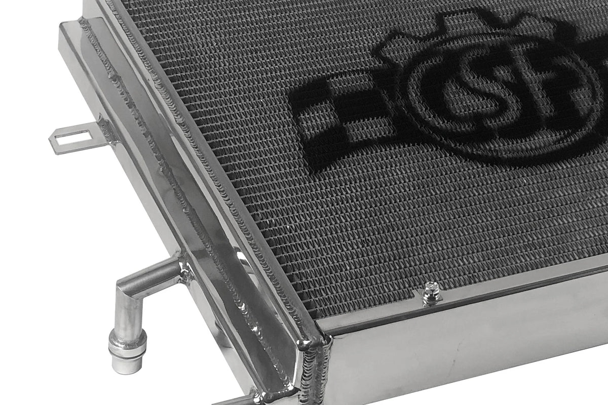 CSF #8131 BMW F3X/F2X B58/B48 Triple-Pass Heat Exchanger w/ Rock Guard - Silver – view 3