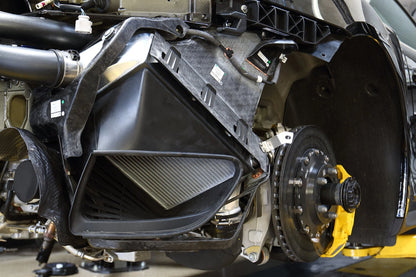 CSF #8166 Porsche 991 GT2 RS Twin Intercooler Set – installed
