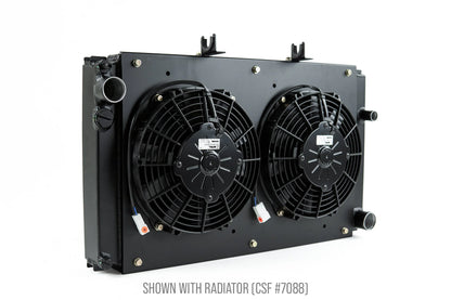 CSF #8180 Porsche 944 / 924S All-Aluminum Fan Shroud w/ Dual 9-inch SPAL Fan – view 2