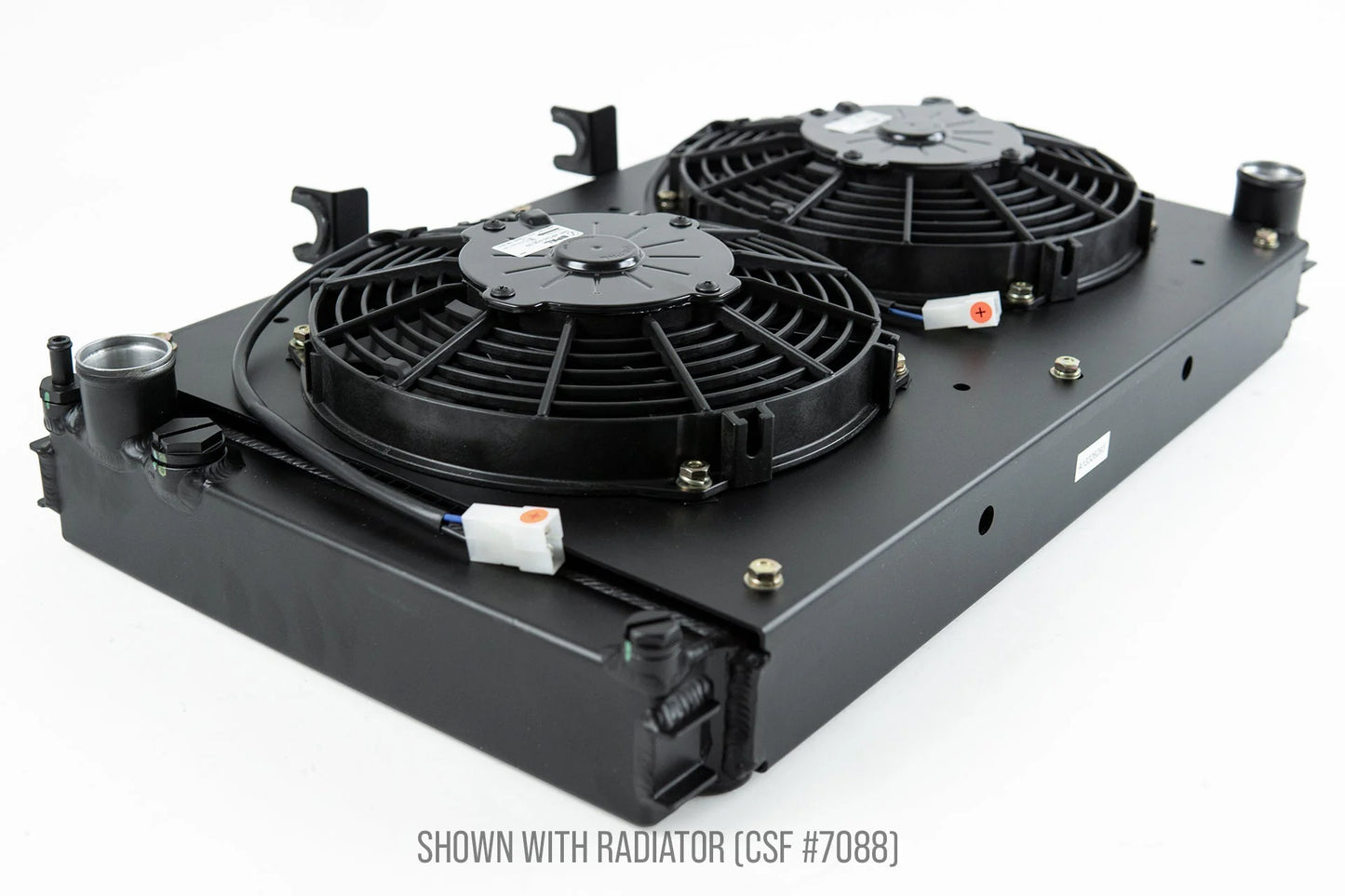 CSF #8180 Porsche 944 / 924S All-Aluminum Fan Shroud w/ Dual 9-inch SPAL Fan – view 3