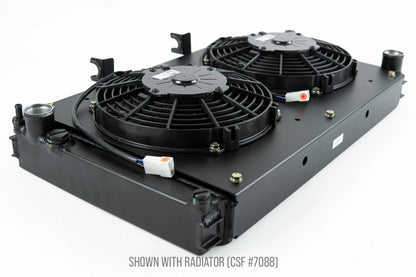CSF #8180 Porsche 944 / 924S All-Aluminum Fan Shroud w/ Dual 9-inch SPAL Fan – view 3