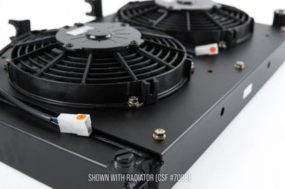 CSF #8180 Porsche 944 / 924S All-Aluminum Fan Shroud w/ Dual 9-inch SPAL Fan – view 4
