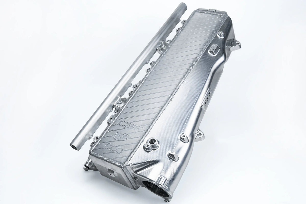 CSF #8200 A90 Supra / BMW B58 Charge-Air Cooler Manifold - Raw Billet – view 2